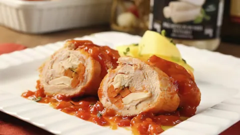 Bife de frango à rolê