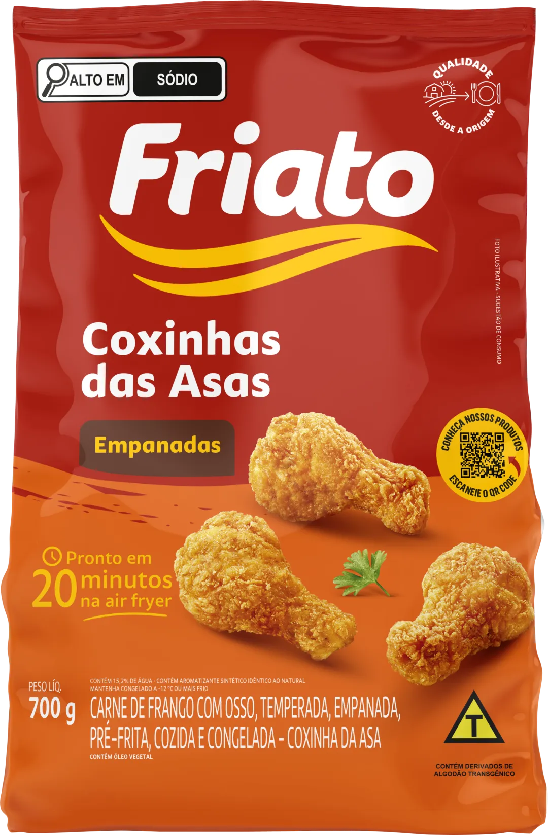 Coxinhas das Asas Empanadas (700g)
