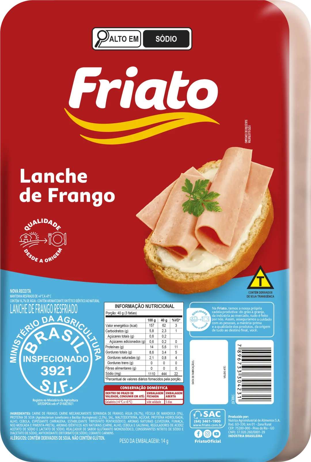 Lanche de Frango