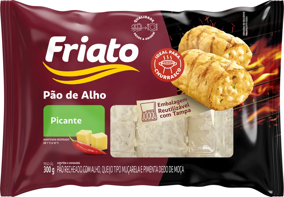 Pão de Alho Picante