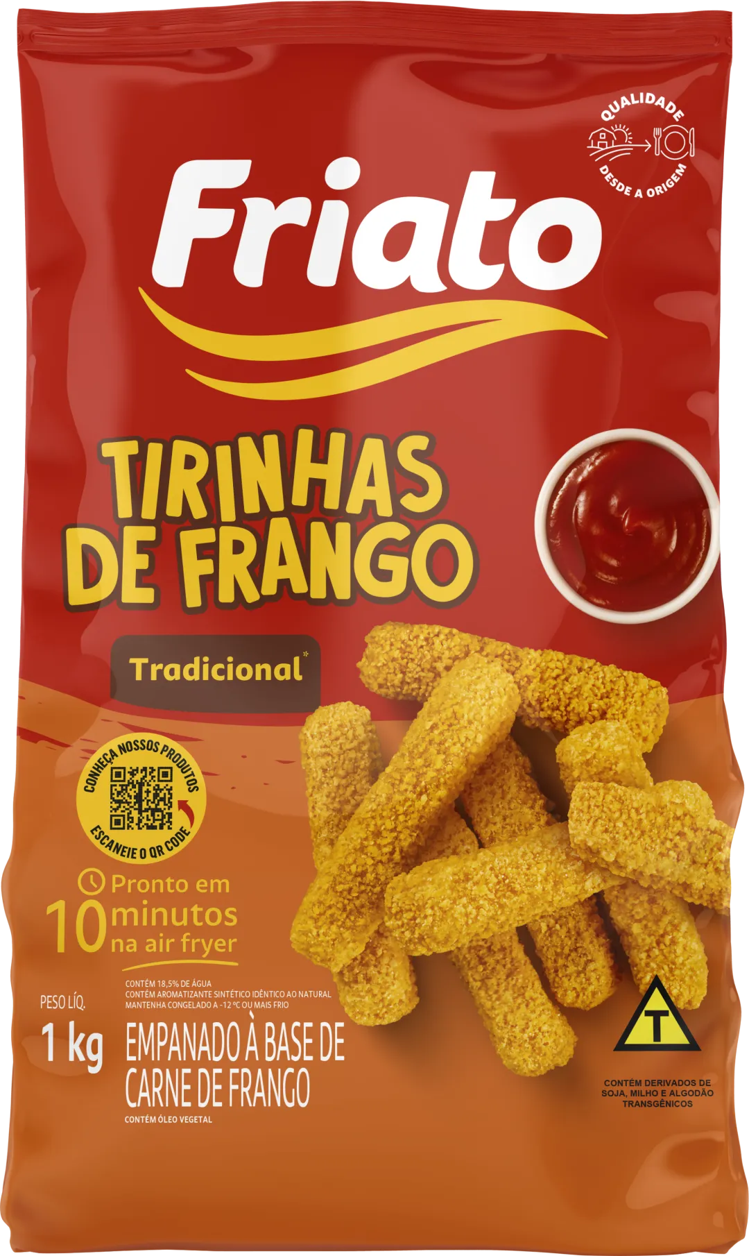 Tirinhas de Frango