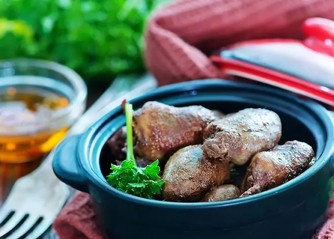 Coração de Frango Friato ao Molho de Shoyo e Limão