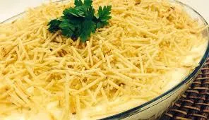 Pechuga de pollo fría con queso al horno