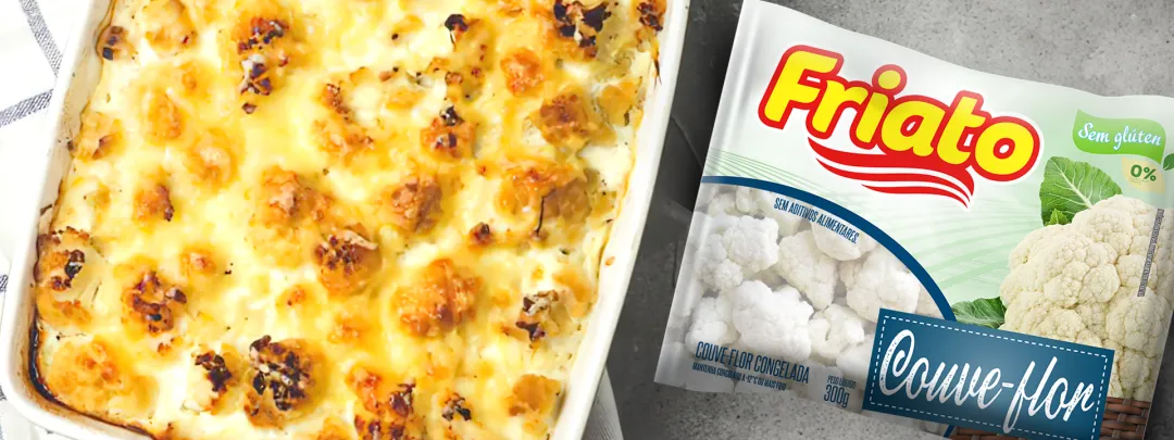 Caçarola de Couve-flor com Molho Bechamel