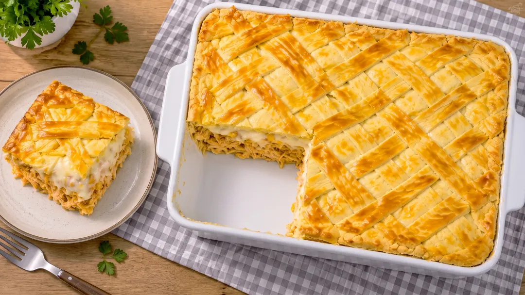 Creamy Chicken Pie with Buttery Crust