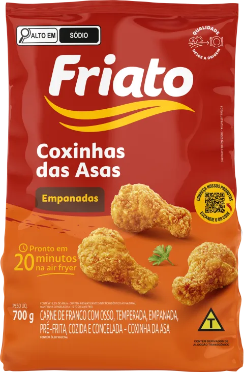 Coxinhas das Asas Empanadas (700g)