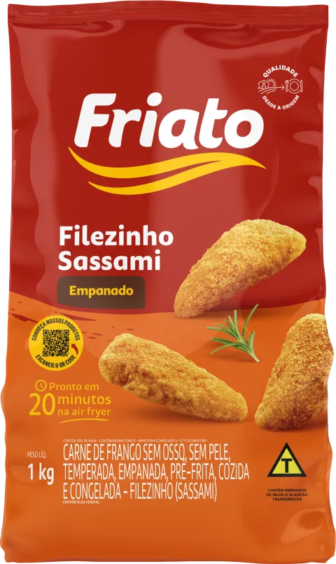 Filezinho Sassami Empanado (1kg)