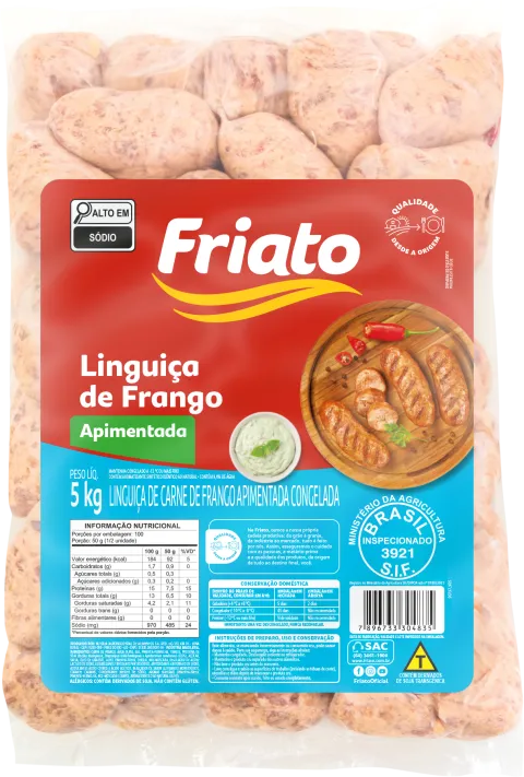Linguiça de Frango Apimentada (5kg)