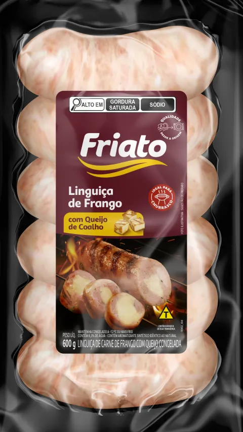Linguiça de Frango com Queijo de Coalho