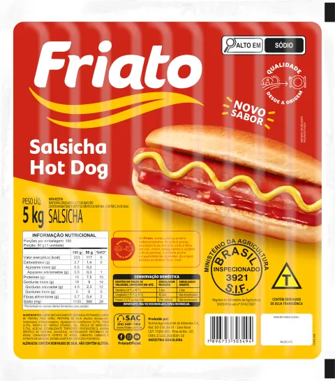 Salsicha Hot Dog (5kg)