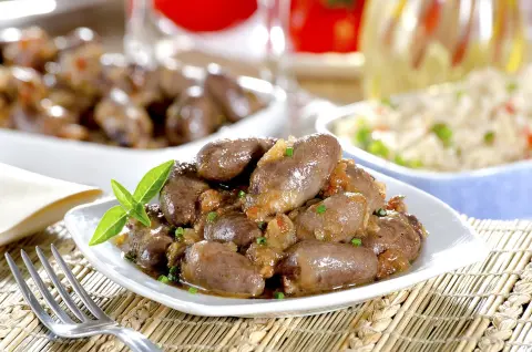 Friato Chicken Heart with Potatoes