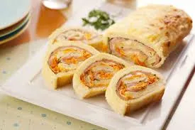  Learn how to make a delicious rice roll with ham