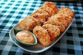 cold chicken wings breaded in the oven