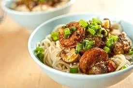 macarrão com linguiça de frango friato