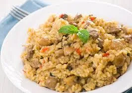 risoto de fígado de frango friato