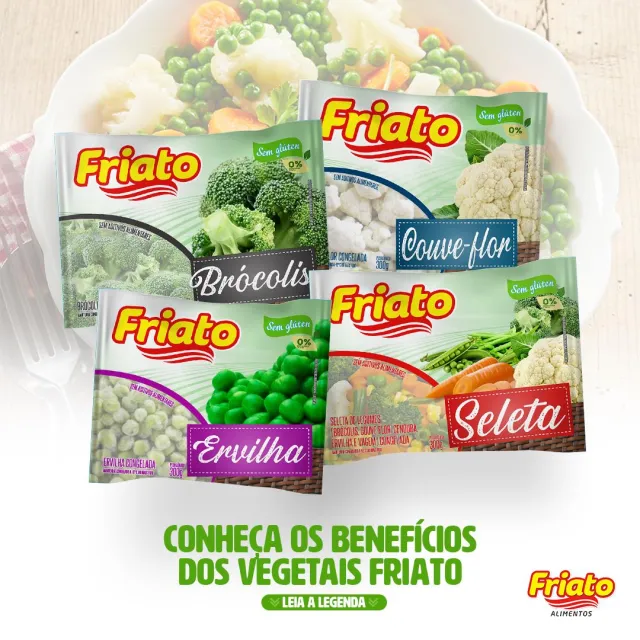 Benefícios dos Vegetais Friato