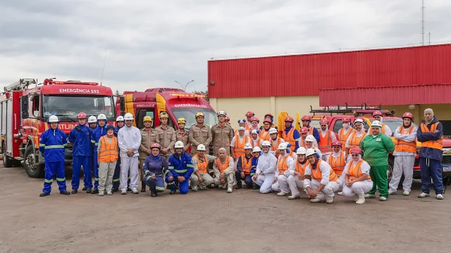 SESMT realiza simulado anual de evacuação de emergência