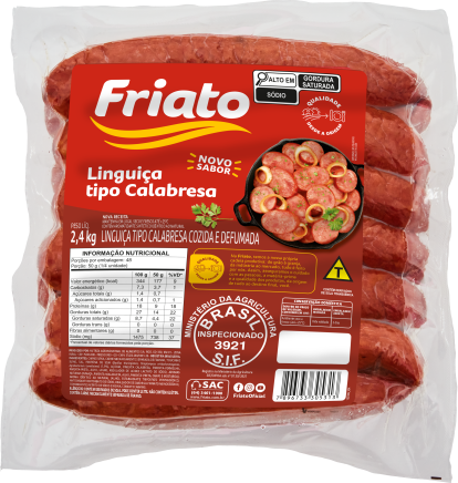 Linguiça tipo Calabresa (2,4kg)